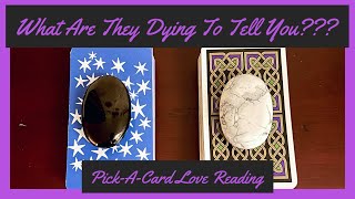 WHAT’S THE PERSON ON YOUR MIND DYING TO TELL YOU?❤PickACard Love Reading❤