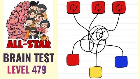 Brain Test All Star Level 479 | Pick the correct colors for the boxes on top | Walkthrough