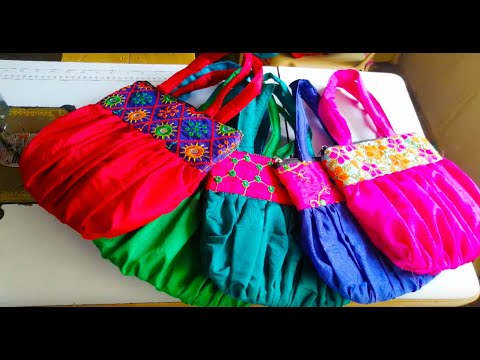 How To Stitch New Designer Ladies Hand Made Hand Bag #Kalyani Trends ...