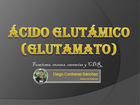 Vídeo: Ácido Glutámico: Instrucciones De Uso, Indicaciones, Dosis, Análogos