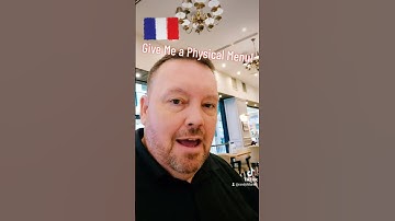 I am so tired of these QR code menus! Give me a physical menu. Paul should know better.##Paul