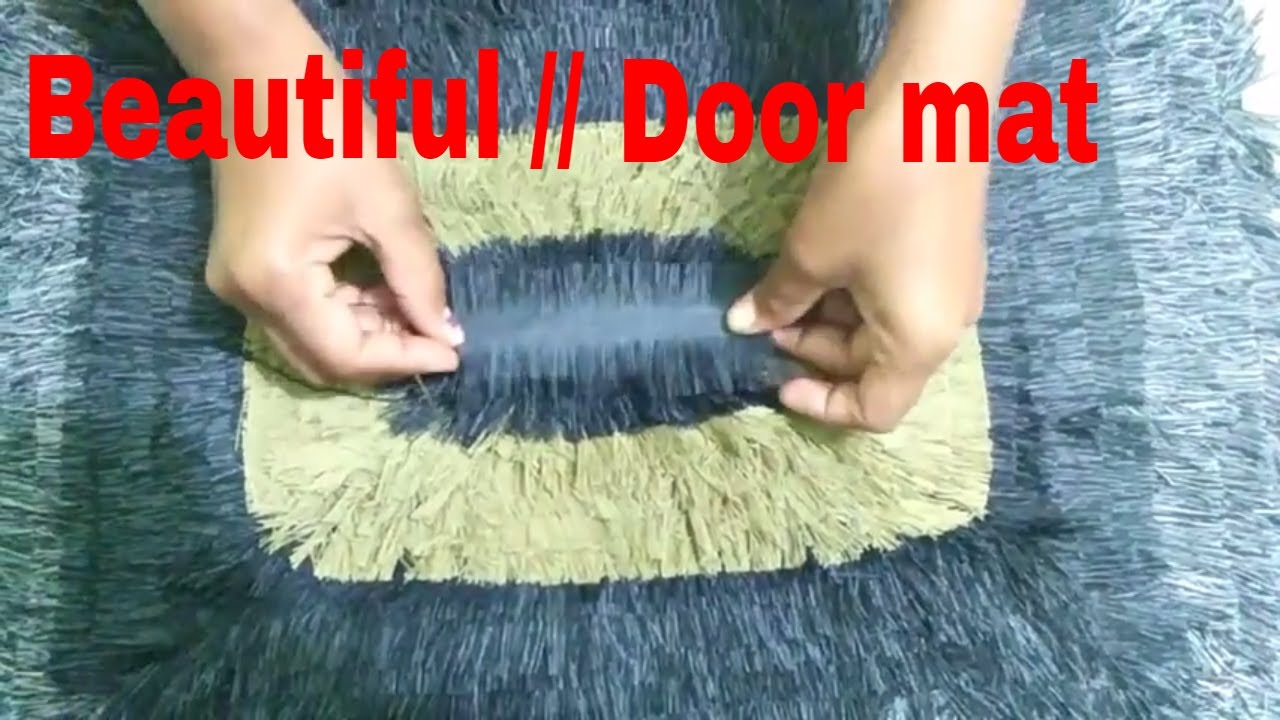 Door Mat From Waste Clothes Diy How To Make Doormat With Old