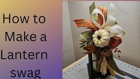 Create A Stylish Lantern Swag In Minutes | Easy Diy Tutorial! #burlapali #diy #lanterns