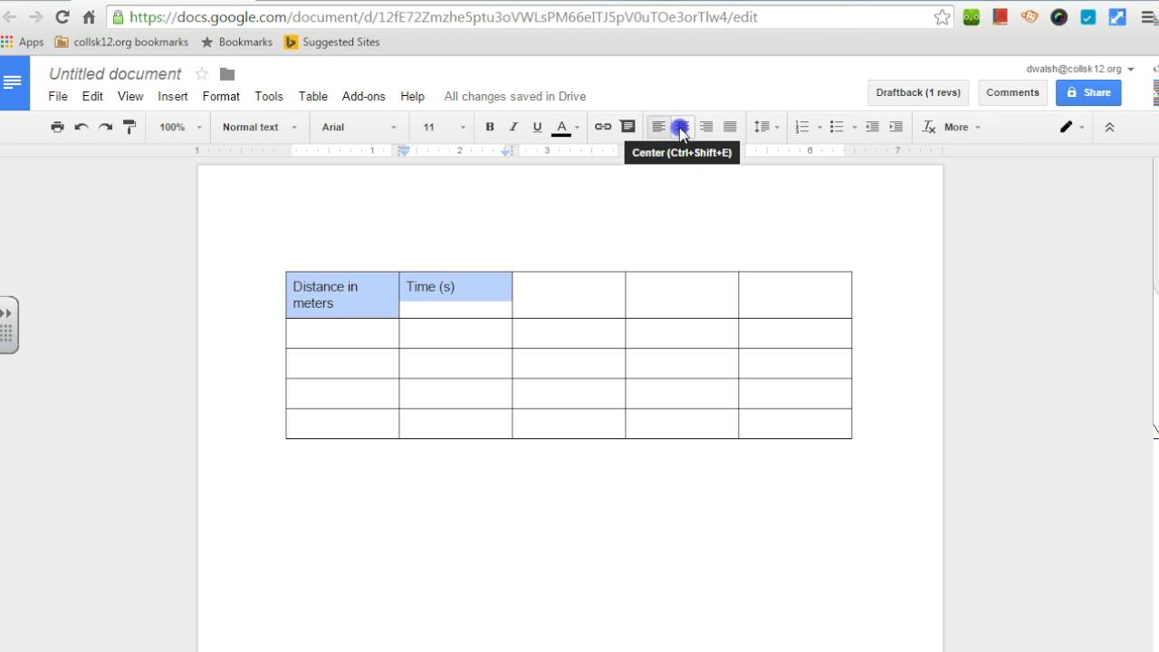 How To Make Data Table On Google Docs | Brokeasshome.com