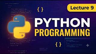 Python Programming #lec9