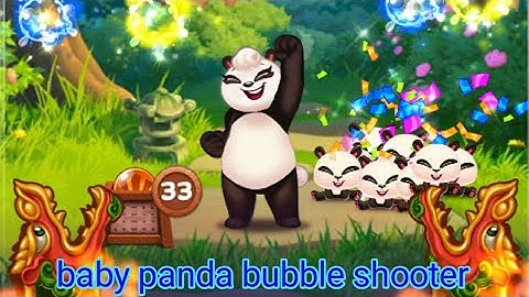 panda pop 🐼 baby panda bubble shooter 😇😇  babybus #shorts