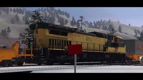 TRAINZ: BNSF 6865 Leads Intermodal