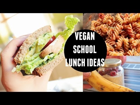 VEGAN SCHOOL LUNCH IDEAS!