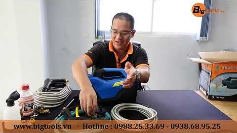 Máy rửa xe chỉnh áp mẫu mới của Bigtools 980T Công suất cao, chỉnh áp cực nhạy
