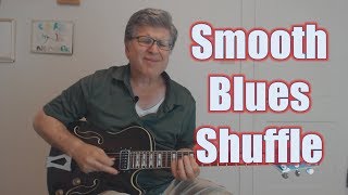 Video thumbnail of "Smooth Blues Shuffle in A Minor (Guitar Lesson with TAB)"