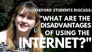 What are the disadvantages of using the internet?