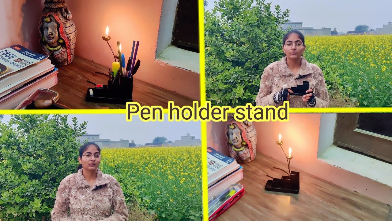 Stylish Pen Holder Stand - Organise Your Desk with  Elegant  Design