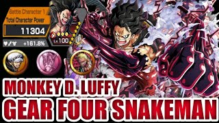 GEAR FOUR SNAKEMAN MONKEY D. LUFFY BOOST3 GAMEPLAY | ONE PIECE BOUNTY RUSH | OPBR screenshot 5