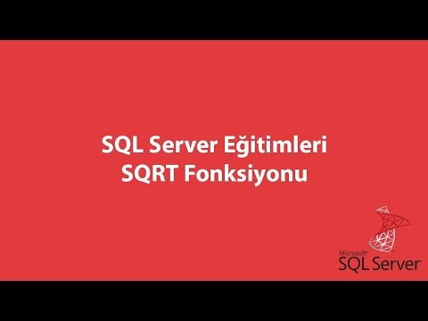 SQL Server'da SQRT