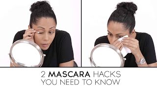 2 Mascara Hacks You Need To Know! - Makeup Tricks - Glamrs