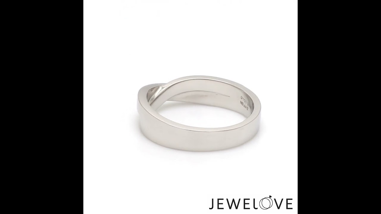 Designer 3 Diamond Platinum Ring for Women JL PT R-8012 - Jewelove