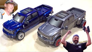 GiViNG 2 FRiENDS BRAND NEW CEN RACiNG FORD F450 DL CUSTOM TRUCKS & TORTURE TESTiNG! | RC ADVENTURES