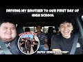 MY FIRST DAY OF HIGH SCHOOL ft. MY FRIENDS | VLOG