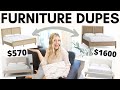 FURNITURE DUPES! || DECORATING ON A BUDGET