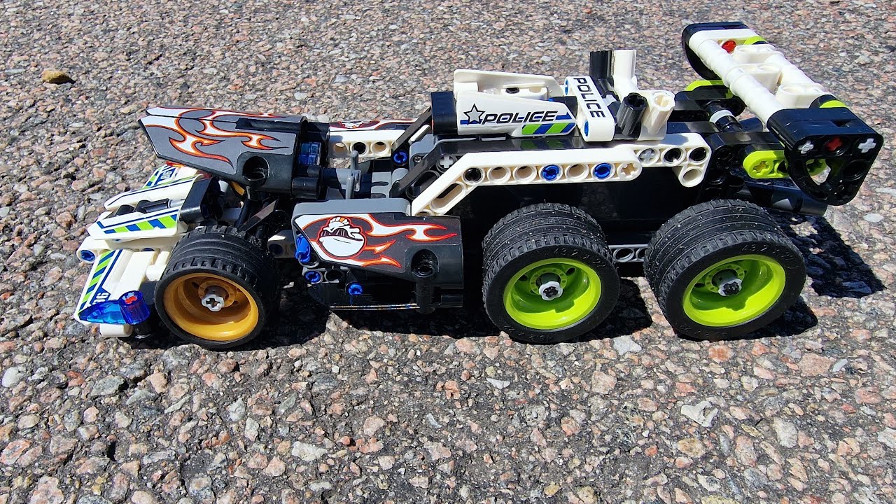 Getaway racer, Combi model Extreme Police Racer, lego technic 42046 ...