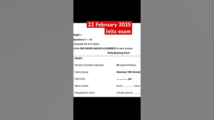 IELTS 22 February 2025 Listening Real Question Paper #youtubeshorts #english #writtenexam