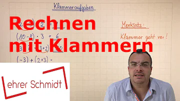 Wann verwendet man Klammern?