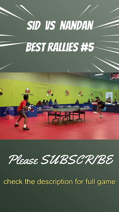 Sid vs Nandan - Best rallies #5