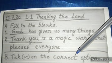 ECPS CLASS-1 MORAL SCIENCE CHAPTER 1 REVISION