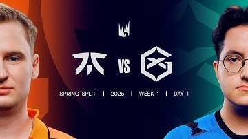 FNC v GX | 2025 LEC Spring | Week 1 Day 1 | Fnatic vs. GIANTX Game 2