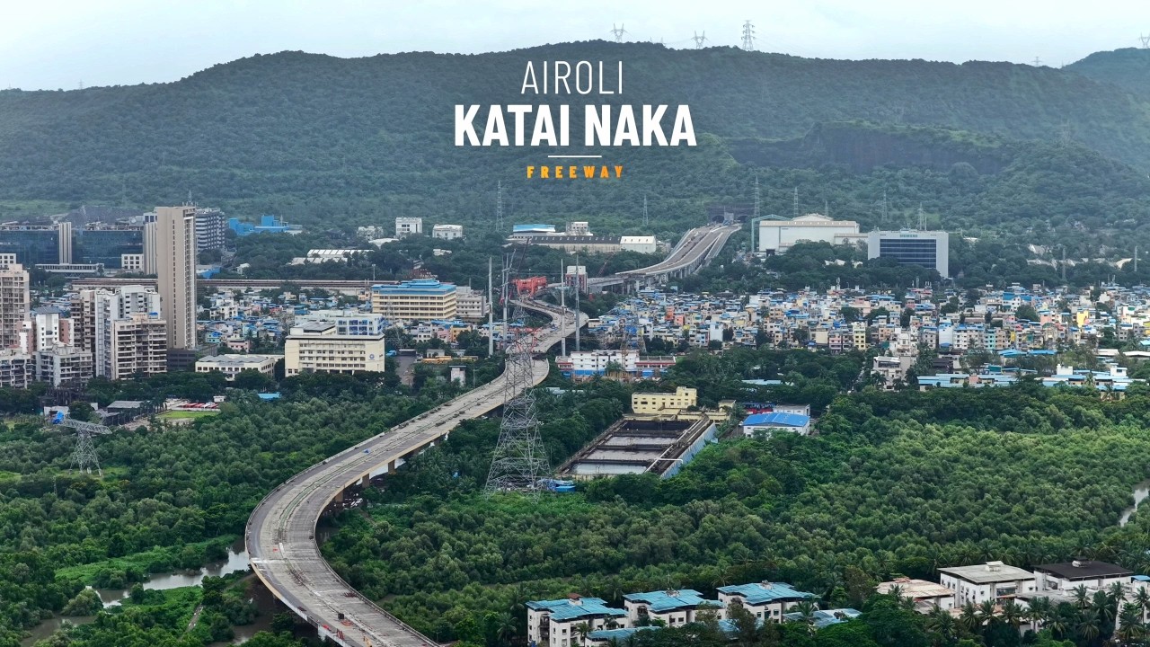 Airoli Katai Naka Freeway Progress | September 2025 | The Bridge Connecting Mumbai