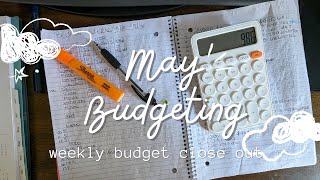 Weekly budget close out | Budget week 5/105/16 | May Budget 2024
