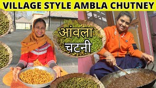 सालों साल चलने वाली आंवला की खट्टी मीठी चटनी | Amla Meethi Chatni |Gooseberry Sweet Chutney Recipe