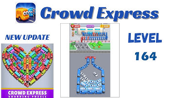 Crowd Express Level 164 Walkthrough 🚦 | Step-by-Step Solution | Go Answer