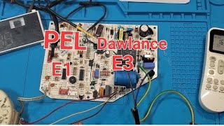 Electrolux Dawalance Pell Kenwood Dc inverter Ac error code E1 E3 learn how to find codes in detail