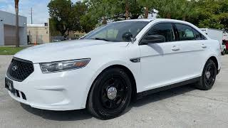 2017 Ford Police Interceptor Sedan Taurus walkaround 88k miles Police Interceptor Ford Taurus For Sale