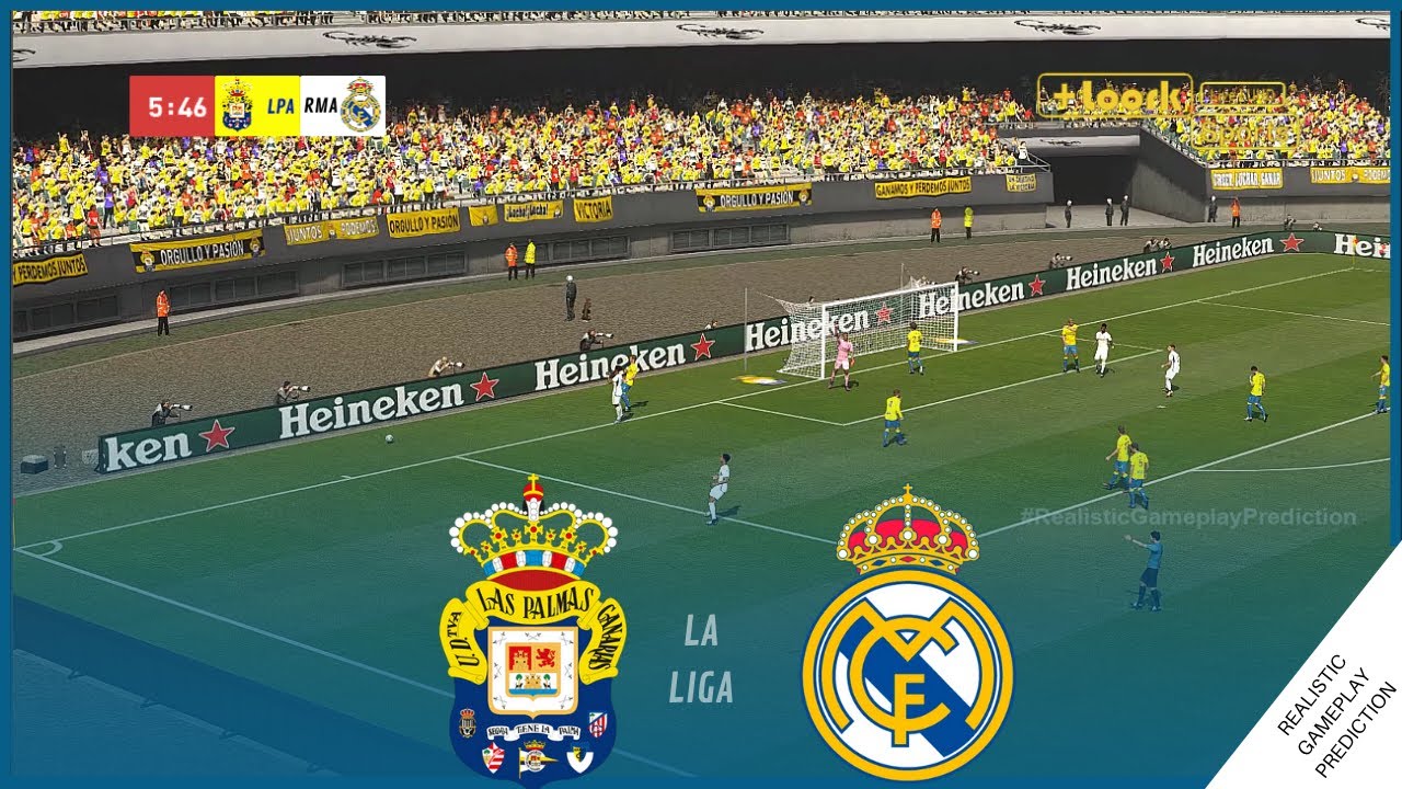 UD LAS PALMAS vs REAL MADRID | La Liga 23/24 • Simulation & Prediction ...