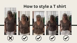 TIPS ON STYLING A T SHIRT THATS TOO LONG, MUST WATCH FOR PETITE LADIES ❤️❤️❤️