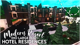 Modern Resort Hotel Residences I Part 3(Exterior) I No Large Plot I Bloxburg Build - iTapixca Builds