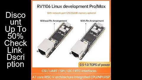 Luckfox Pico Pro/Max Luckfox RV1106 Linux Artificial Intelligence Development Board CortexA7 Process