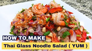 Need a quick recipe? TRY THIS!! Thai Glass Noodle Salad! Yum! ( TUTORIAL UNDER 5 MINS )