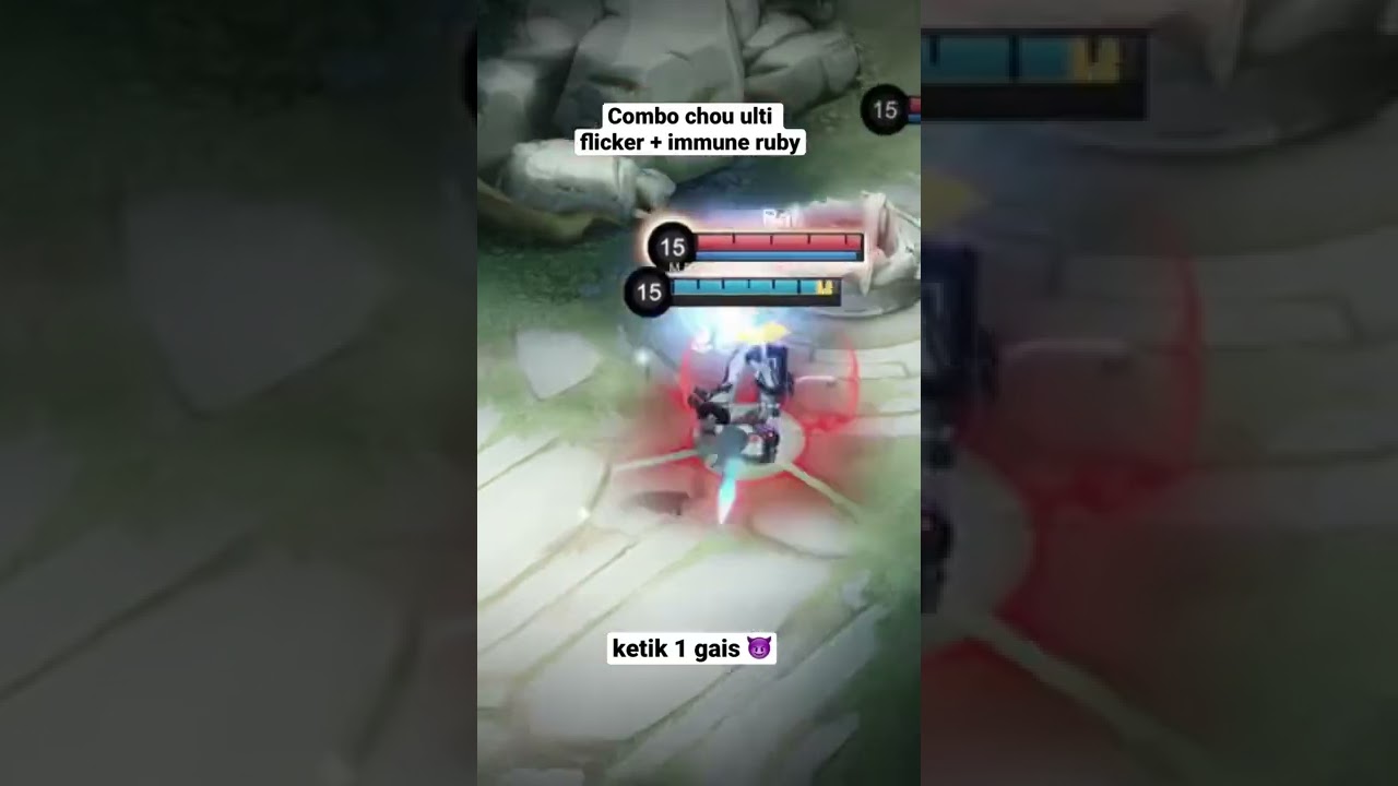Combo chou ulti flicker + immune ruby ( chou 500 IQ)