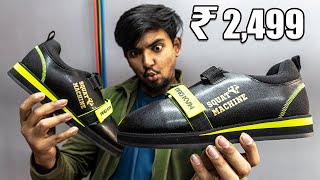 Unboxing Best Budget Weightlifting Shoe in India - Pro KVH Squat Machine!