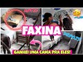ACHEI QUE NÃO IA DAR CONTA 😅 FAXINA PESADONA NO QUARTO DAS CRIANÇA.. MONTAMOS A CAMA DELES..