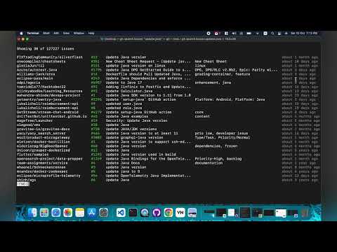 GitHub CLI : Search For Issues
