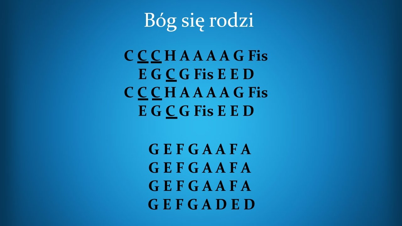 Nauka Gry Na Flecie Prostym Bog Sie Rodzi Youtube