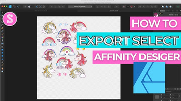 How to Export Select from Affinity Designer