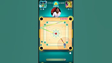 Indirect trick shot 🤯🤯 | Carrom pool trick shot #shorts #short #carrompool #carromboard #ytshort