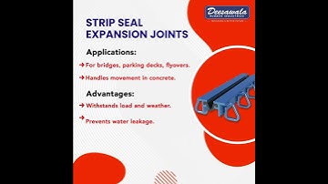 Strip Seal Expansion Joints that flex without failing.