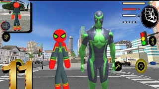 Epic Stickman Spider Rope Hero 2 - Gangster Criminal City #11 Android Gameplay screenshot 3