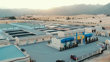 Tham quan toàn cảnh Trung tâm Di truyền và Chọn giống Tôm Bố Mẹ Việt Úc Phước Dinh